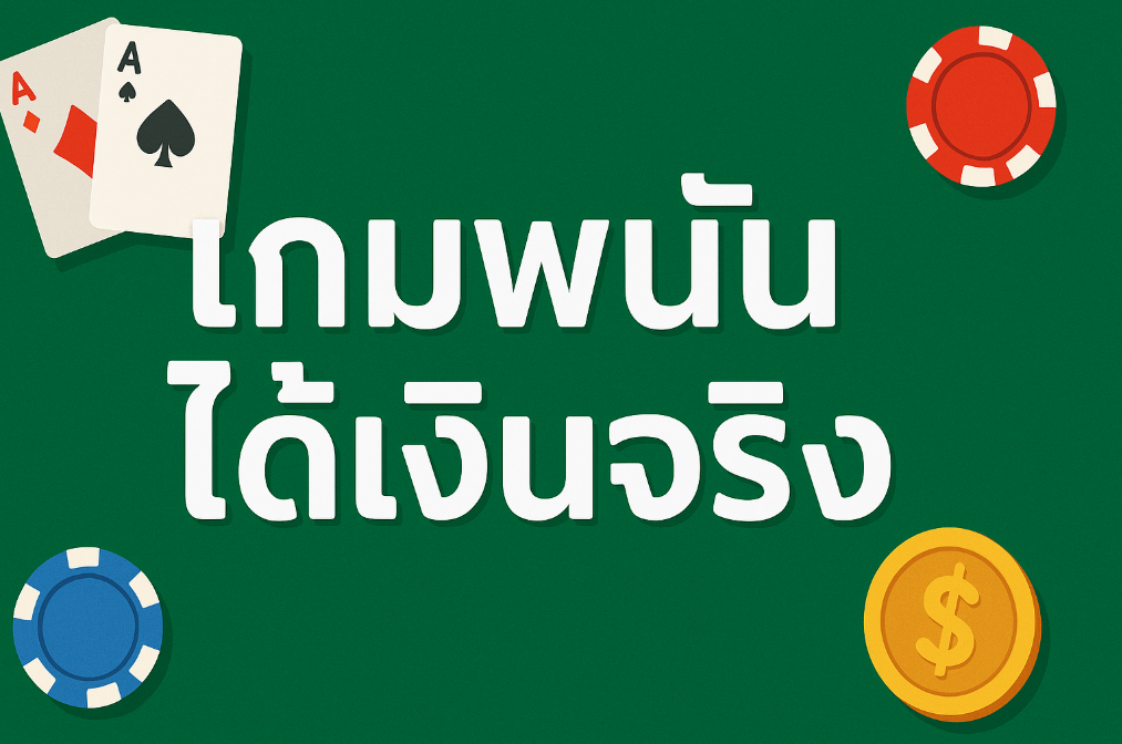 เกมพนันได้เงินจริง
