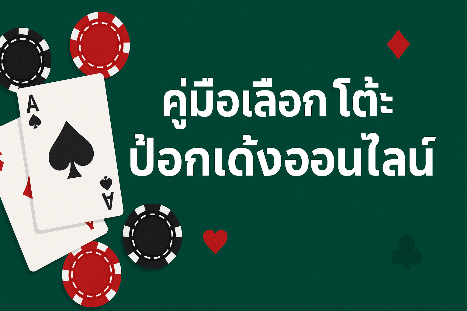 คู่มือเลือกโต๊ะป๊อกเด้งออนไลน์